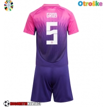 Otroške Nogometnih dresov Nemčija Pascal Gross #5 Gostujoči EP 2024 Kratki rokavi (+ hlače)